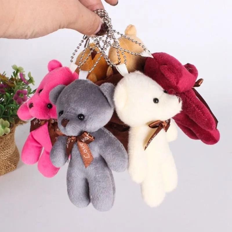 1 Teddy Bear Plush Toy Siamese Bear Doll Bear Toy Small Gift