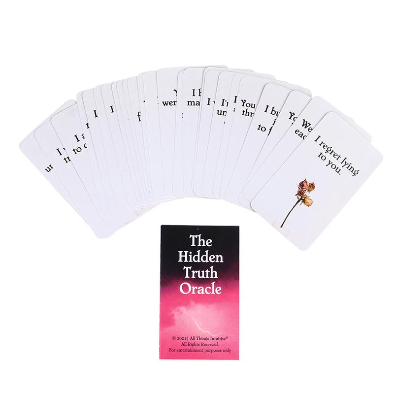 The Hidden Truth Oracle Cards Tarot Card Party Prophecy Divination Board Game