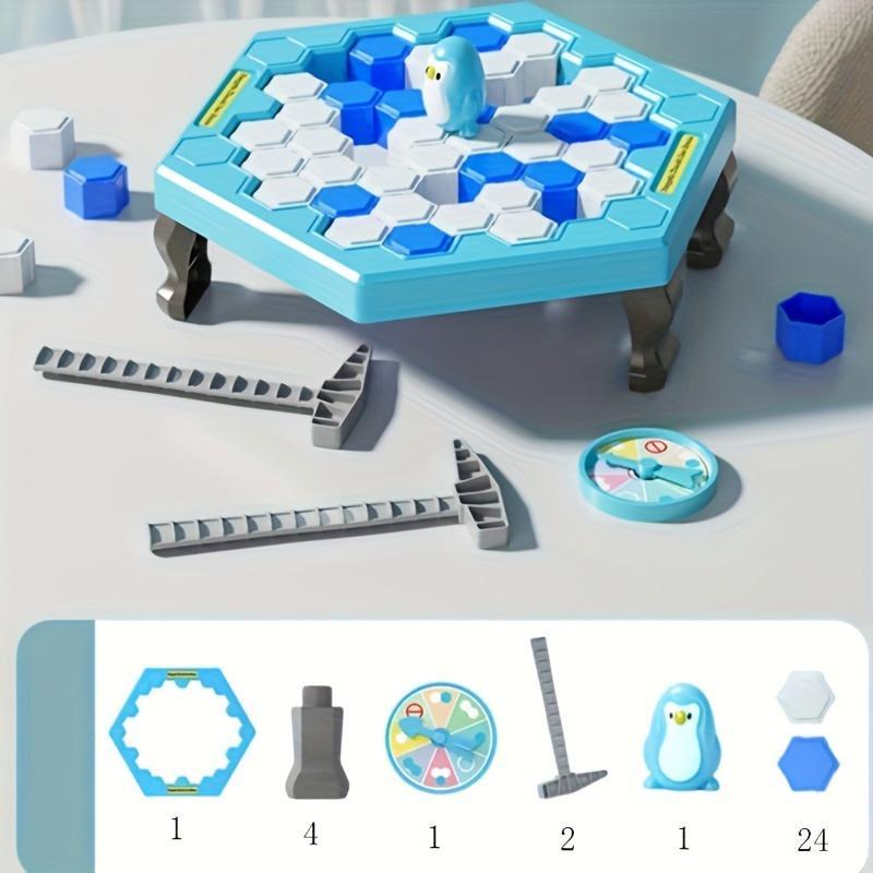 Save Penguin Ice Breaking Table Game, 1 Set Ice Breaking Board Game, Novelty Game Interactive Toy