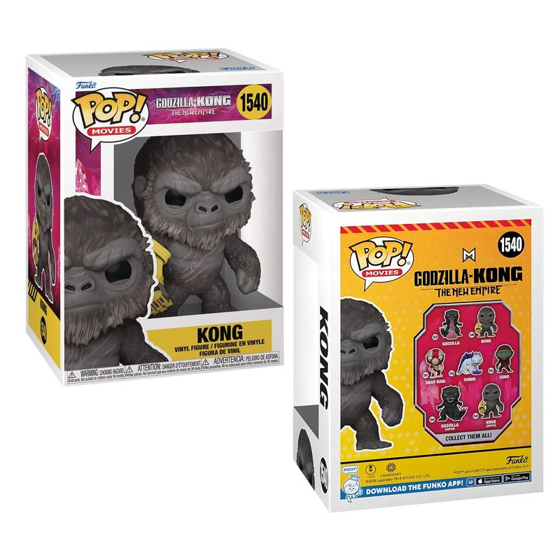 Funko Pop Godzilla X Kong New Empire Kong Vinyl Figure, 4” Tall