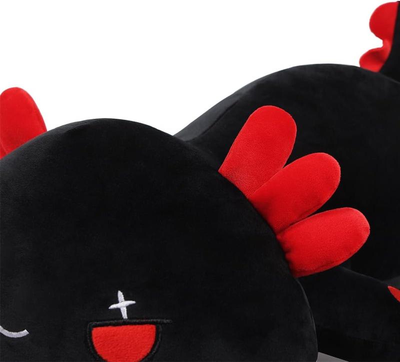 Black Axolotl Plush Pillow Cute and Soft Axolotl Stuffed   Plushie  Great Gift for  and Adult, 19.7