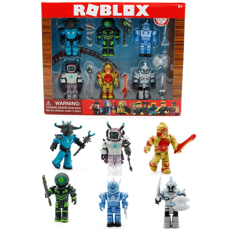 6 PCS Roblox Action Collection 15th Anniversary Champions of Roblox 6 Figure Pack [Includes Exclusive Virtual Item]