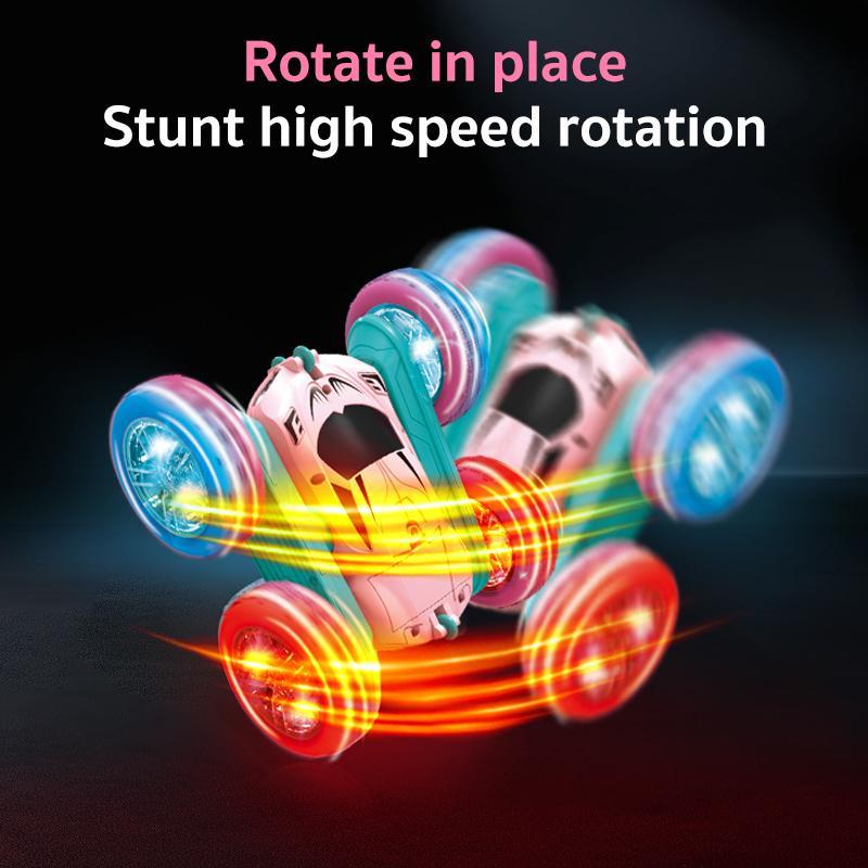 360° Rotating Remote Control Car, 1 Box 4-wheel Drive High Speed Off-road Vehicle Toy & Accessories, Stunt Drift Remote Control Car Toy