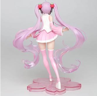 Miku Figure Anime Figures Pink Cherry Blossoms Figure Gift Desktop Collection Ornament 7.8