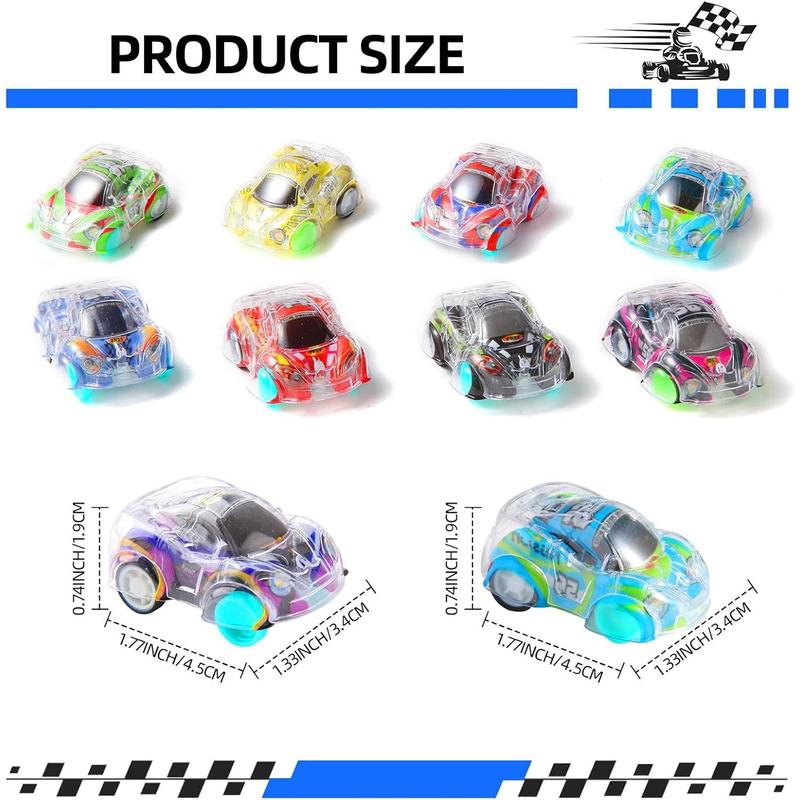 50 Pcs Mini Pull Back Cars Set, Pull Back Racing Vehicles for Kids Toddlers, Bulk Toys Party Favors Treasure Box, Classroom Prizes, Pinata Fillers,Goodie Bag Stuffers for Boys Girls