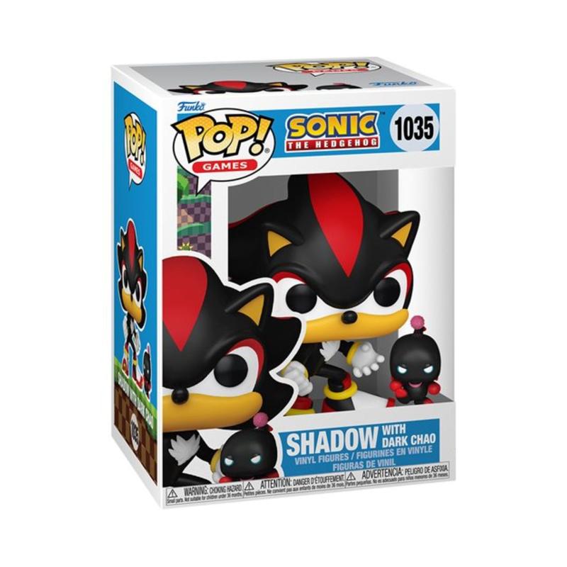 Shadow with Dark Chao Funko Pop! Games: Sonic The Hedgehog - Approx. 3 3 4