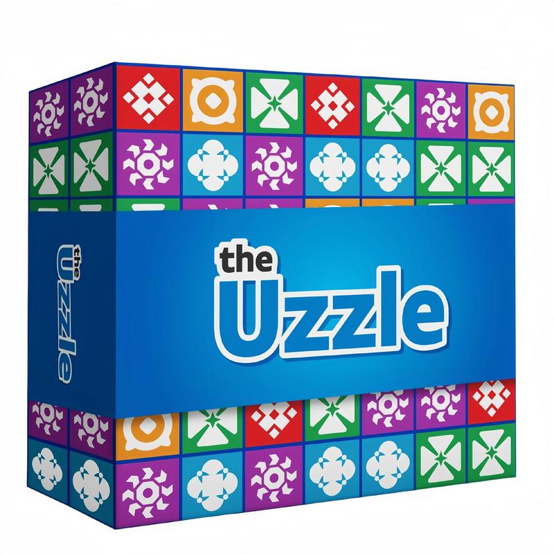 The Uzzle Board Game, 1 Box Fun Family Interactive Board Game, Creative Building Block Puzzle for Family Gatherings