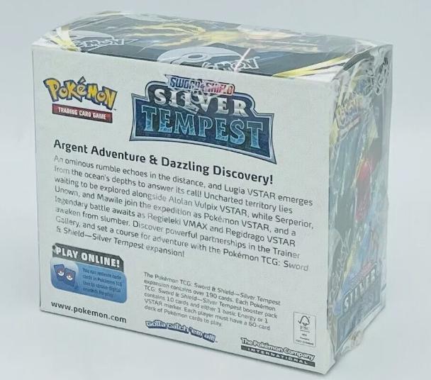 POKEMON TCG Sword & Shield Silver Tempest Booster Box English Official New