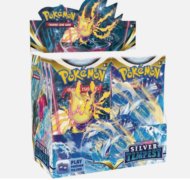 POKEMON TCG Sword & Shield Silver Tempest Booster Box English Official New