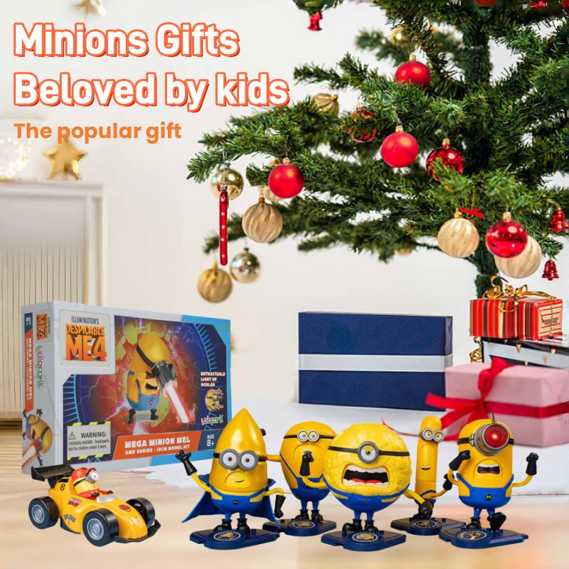  Official Minions Despicable Me 4–Toy Cars Gifts for Toddler Boys and Girls Age 3 4 5 6 7 8 Year 0ld | Minion toys,Racing Car Set