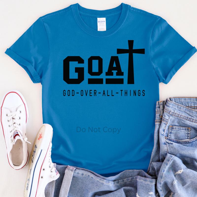 God Over All ThingsScreen Print Transfer