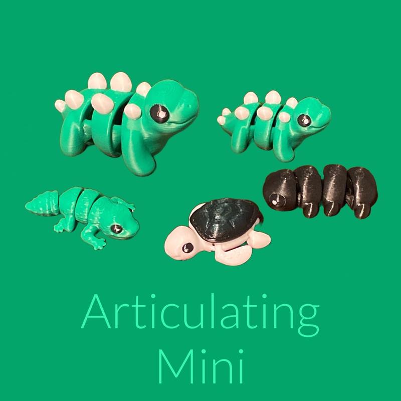 Mini packs of Articulating Animal figurines Decor Gifts