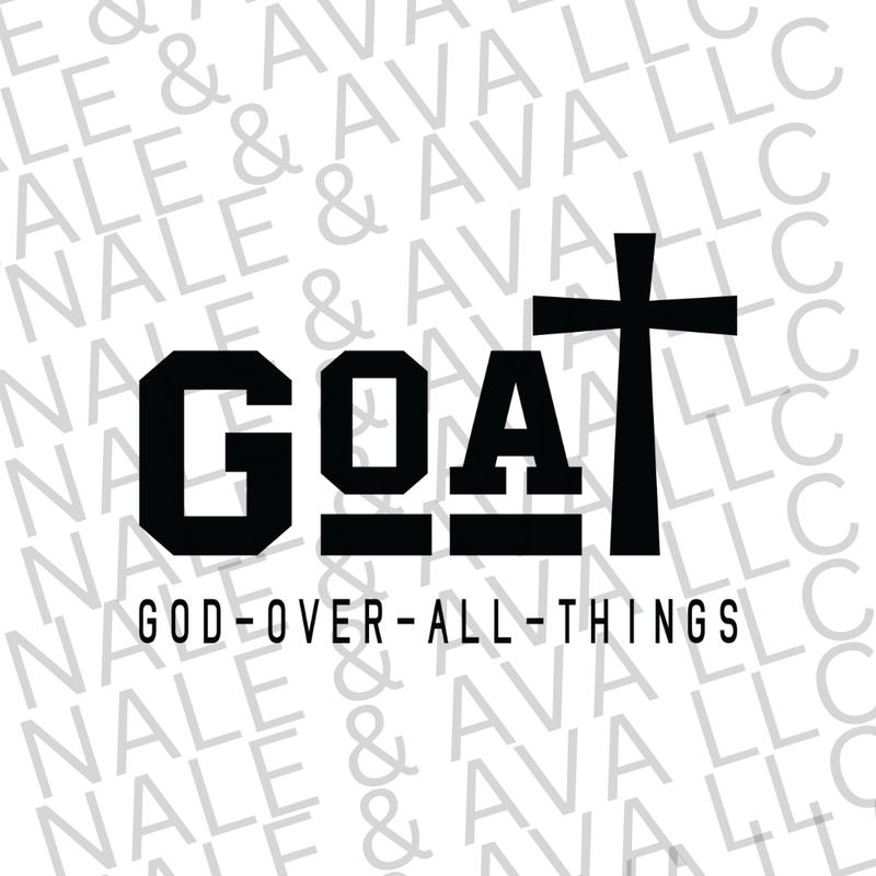 God Over All ThingsScreen Print Transfer