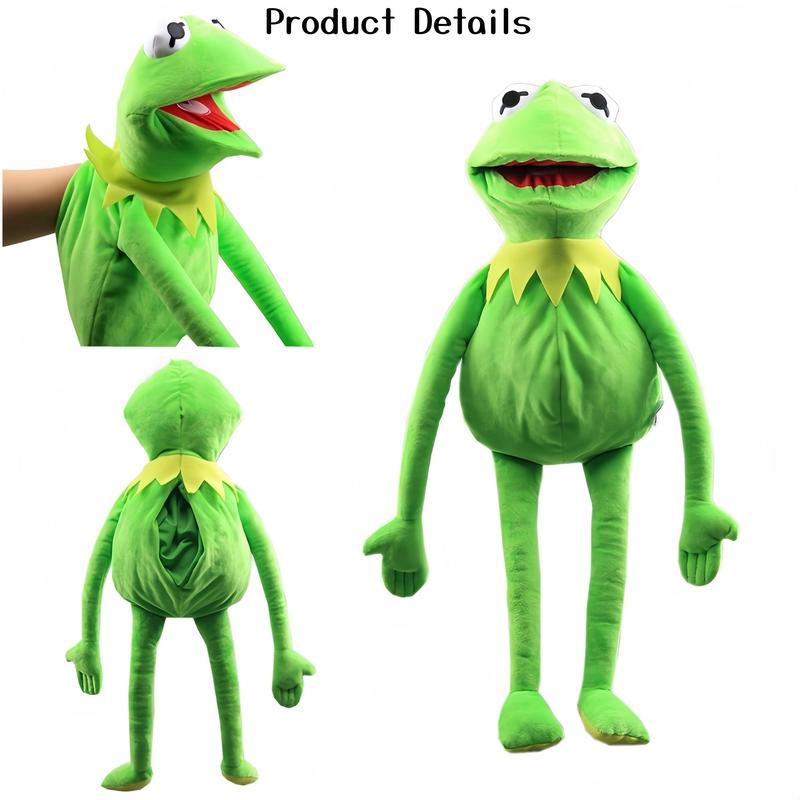 Plush Frog Puppet. It Is Fun to Manipulate It And Make It Talk. Party Props. Suitable for All Kinds of Holiday Parties (Halloween, Christmas, Birthday Parties). Toy Gifts, Halloween Gifts, Christmas Gifts, Birthday Gifts.