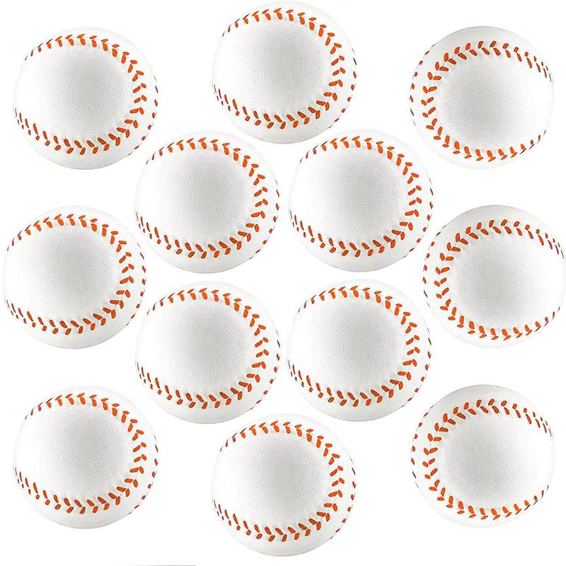 Mini Foam Ball, 4 Counts set Slow Rebound PU Foam Ball, Stress Relief Ball, Party Decoration Supplies, Party Accessories