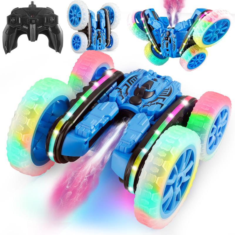 RC Stunt Car - 4WD Double-Sided 360° Rotation Rotating and Tumbling, Durable Off-Road Vehicle for Extreme Driving and Adventure