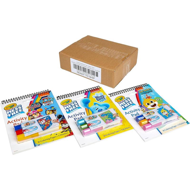 Crayola Nickelodeon Color Wonder Bundle (3 Pack), Mess Free Coloring Set for Kids, Activity Pads & Markers, Toddler Stocking Stuffers, 3+