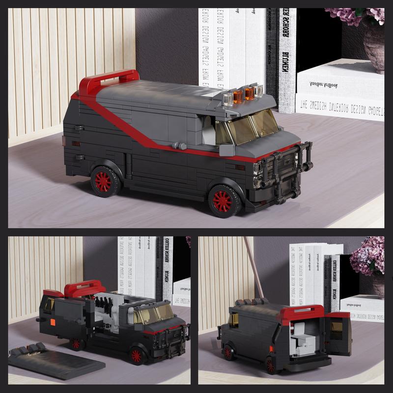 Classic The A-Team Van Building Blocks Set, Perfect Halloween Toys and Gifts for Fans and Kids (454 pcs)