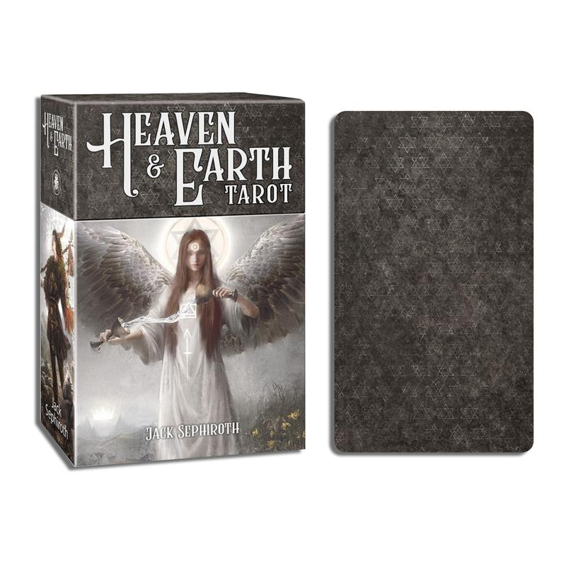 Heaven & Earth Tarot Deck: 78 Tarot Cards and Guidebook, Divination tool for tarot readings, psychic readings, fortune, oracle card deck, tarot card deck, unique tarot