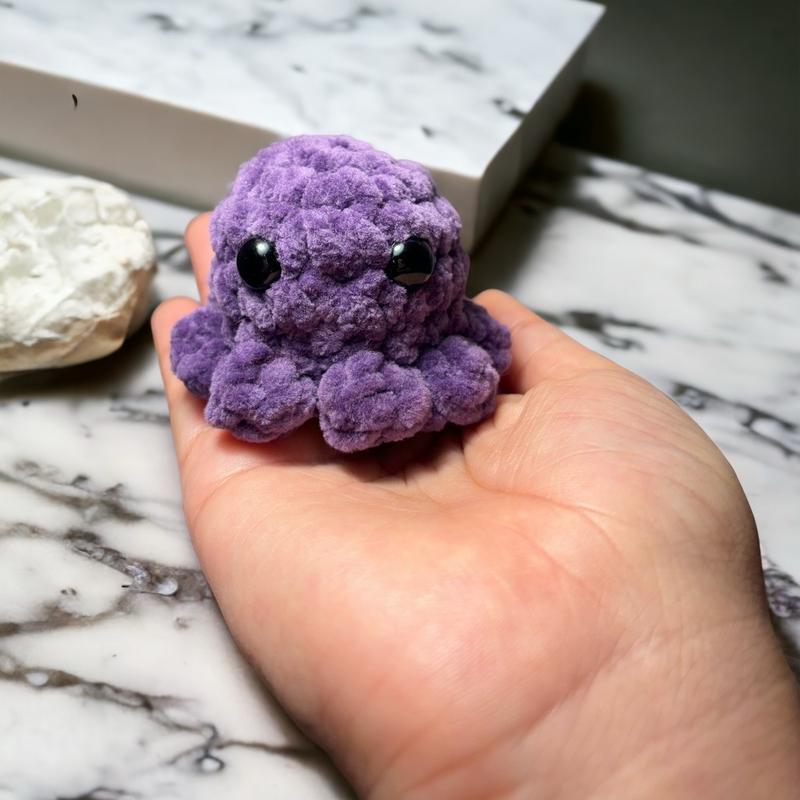 Baby Octopus Crocheted Plushie