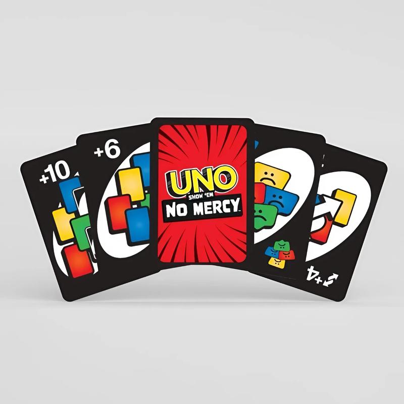 Uno No Mercy Plus 192 Cards - Updated 2024 Version for Family Gatherings or Friends