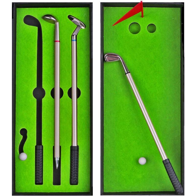 Golf Pen Desktop Games - Funny Gifts for Golfers, Coworkers, Boss - Stocking Stuffers