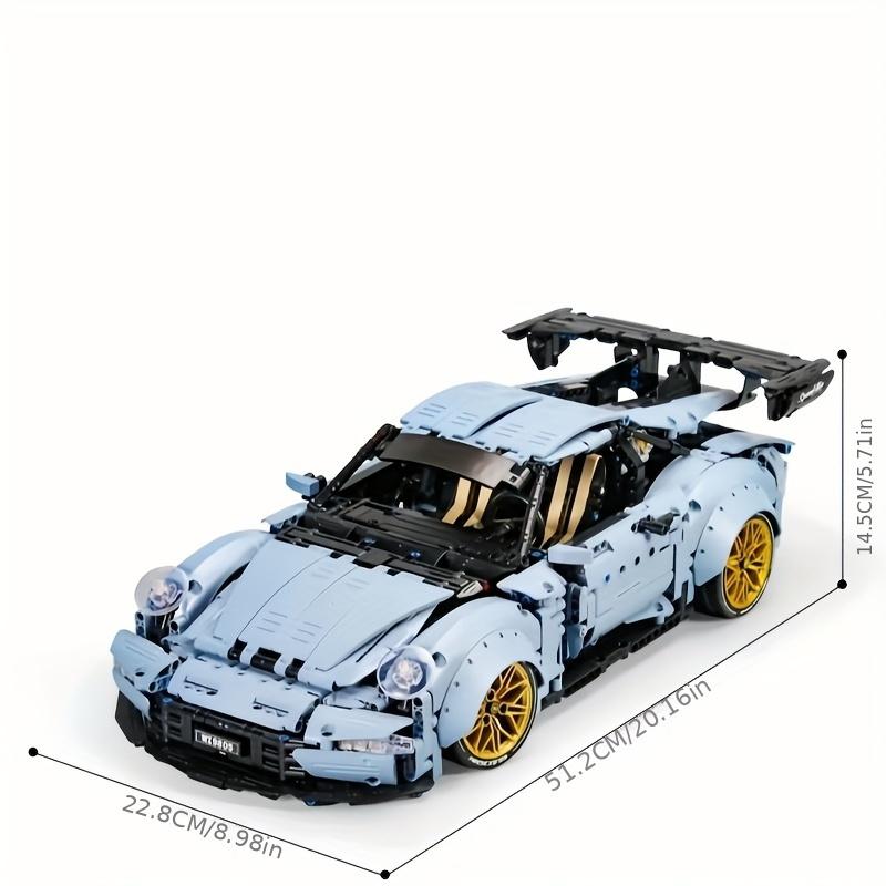 2100pcs High-Difficulty Adult Building Blocks Car, Luxury Sports Car Series, Large Size Model, Living Room Bedroom Decor, Ideal Gift