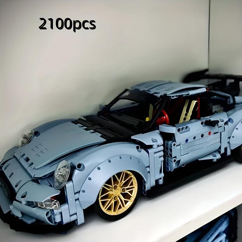 2100pcs High-Difficulty Adult Building Blocks Car, Luxury Sports Car Series, Large Size Model, Living Room Bedroom Decor, Ideal Gift