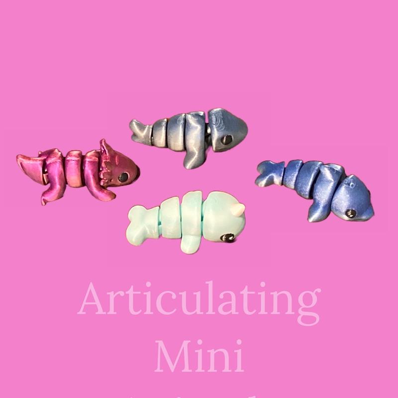 Mini packs of Articulating Animal figurines Decor Gifts