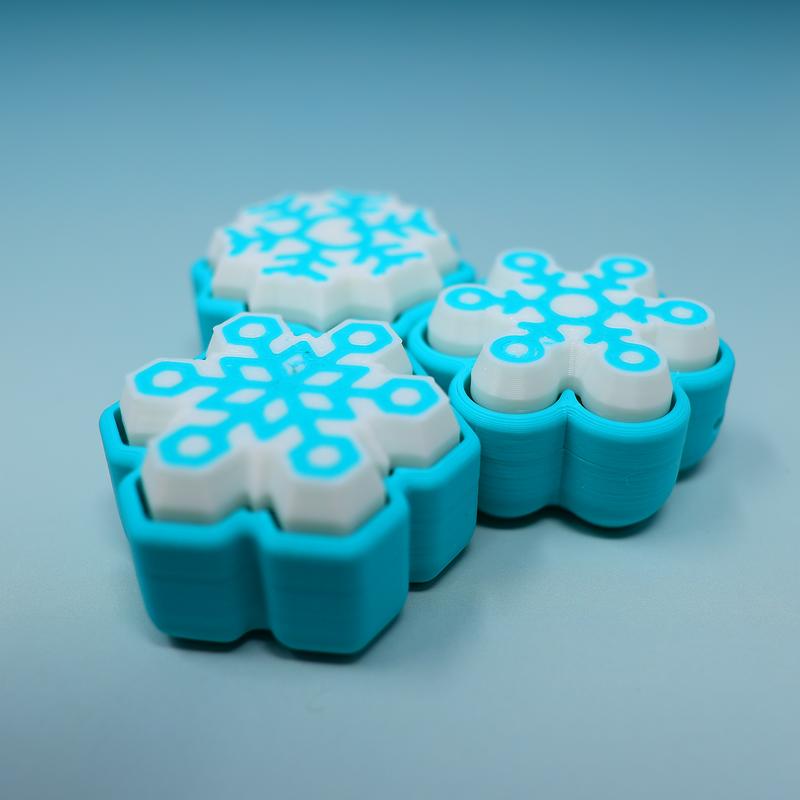 3D Printed Fidget Clickers with Mechanical Keyboard Inserts - Unique Designs for Desk Decor and Stress Relief