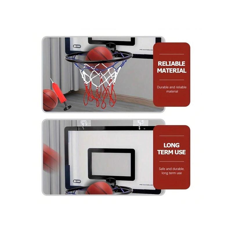 Wall Mounted Basketball Stand, Hanging Shooting Frame, Mini Home Basketball Hoop Set, Basketball Shooting Hoop