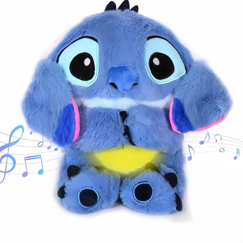 S　t　i　t　c　h Breathing Animal Plushie -Soothing plushie with realisticbreathing, lights and music thatrelieves anxiety