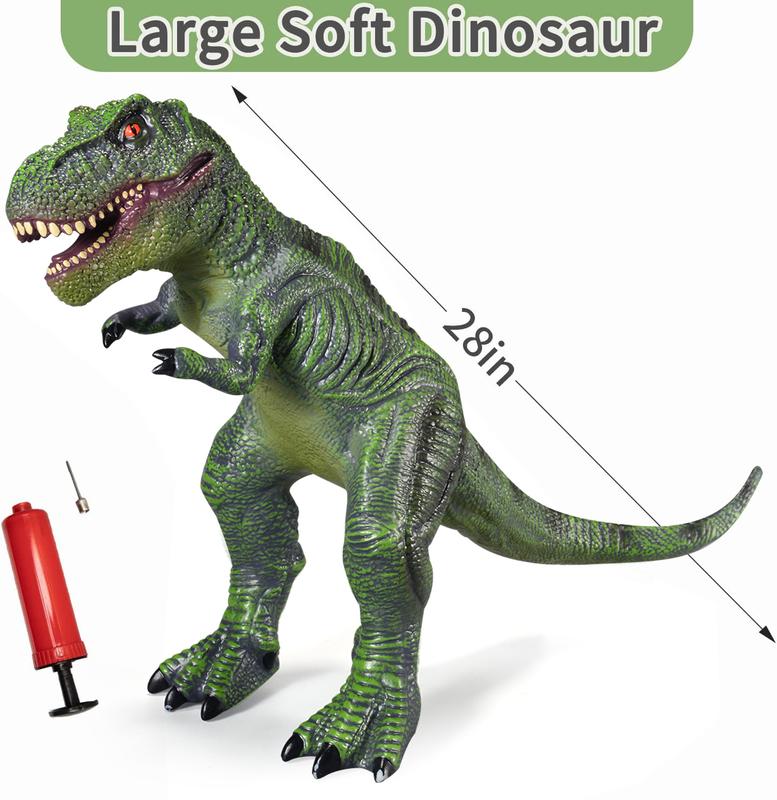 Large soft dinosaur toy-28 inches boy large dinosaur toy, realistic dinosaur, suitable for 3-5 years old children's giant dinosaur toys, Dinosaur Toys for children gifts