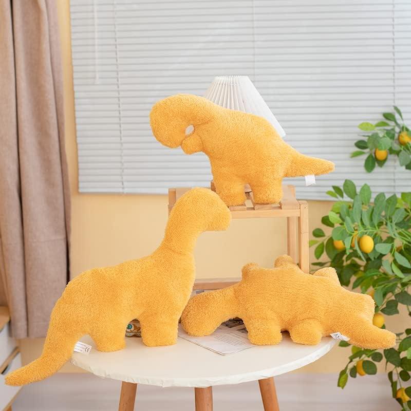 Dino Nugget Pillow Plush, Dinosaur Chicken Nugget Stuffed Animal Plush Toy, Party Decoration Birthday for Kids Boys Girls,Christmas Gifts