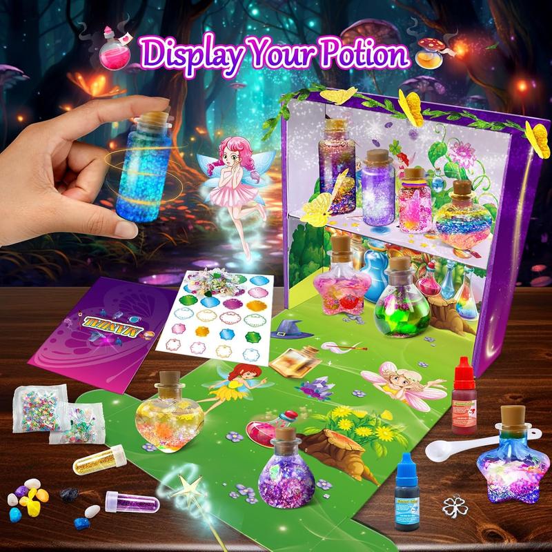 Potion Making Kit for Kids, DIY 12 Potions, Crafts Toys Christmas Birthday Gifts for Girls Boys