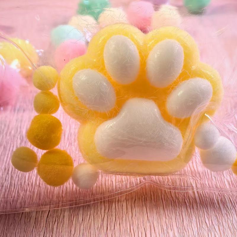 Kitten Cat Paw Pinch Toy Decompression Toy S Random Color