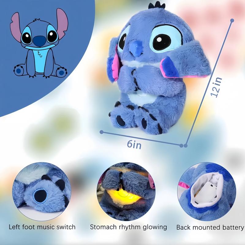 S　t　i　t　c　h Breathing Animal Plushie -Soothing plushie with realisticbreathing, lights and music thatrelieves anxiety