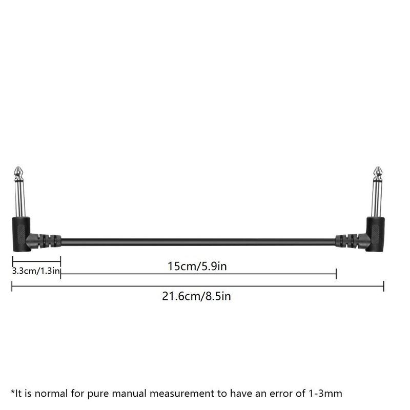 6pcs set Guitar Effect Cables, Guitar Pedal Jumpers, Instrument Cables For Guitar