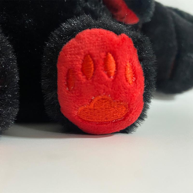 [Halloween]11-inch Black Bat Rabbit Doll Little Devil Plush Toy Stuffed Animal Cartoon Decoration Birthday Gift & Holiday Gift