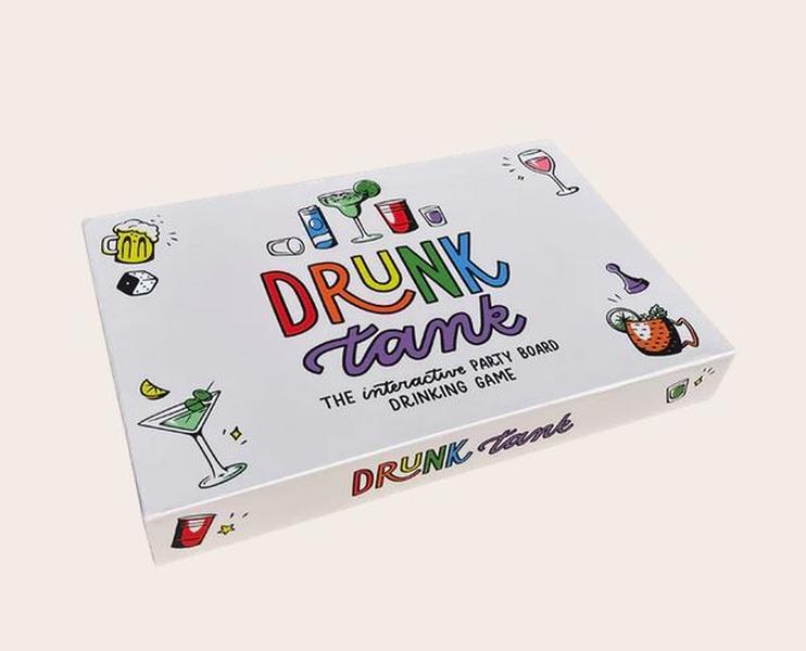 DRUNK TANK: Interactive Party Board Drinking Game with Dares and Challenges For Game Nights And Parties!