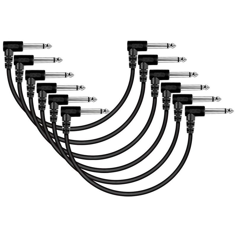 6pcs set Guitar Effect Cables, Guitar Pedal Jumpers, Instrument Cables For Guitar