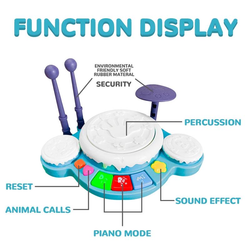 Musical instruments Toy for Kids,  Beating Drums and Cymbals Toy, Learning & Education Toys, Parent-child Interaction Toys