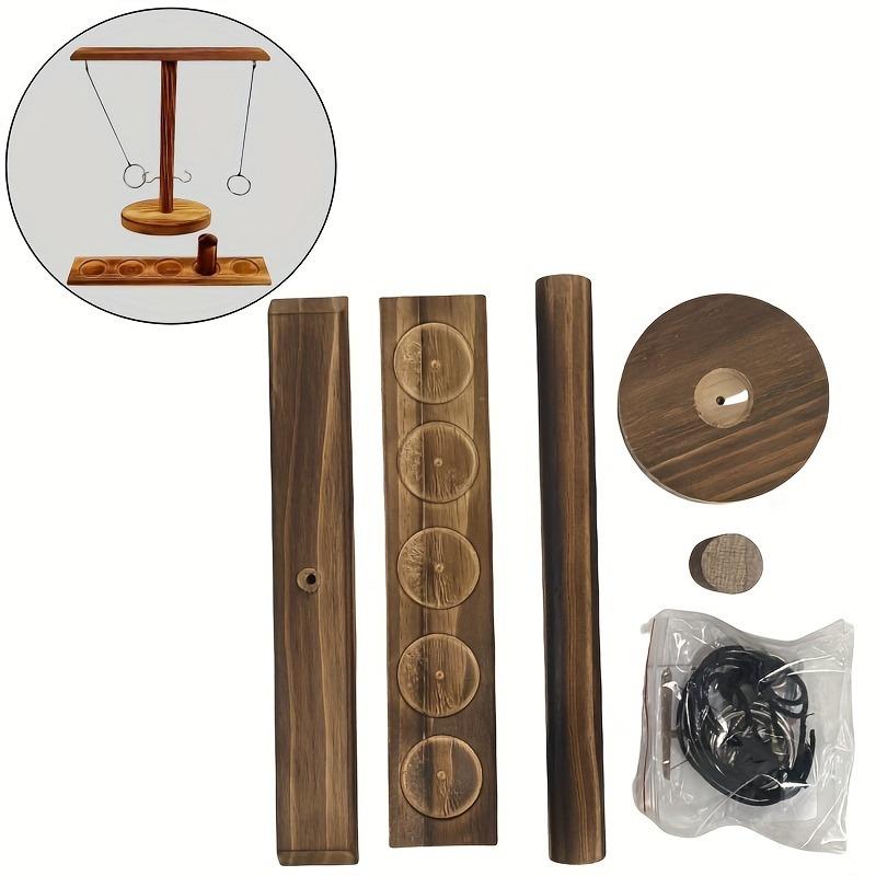 Creative Wooden Hook And Ring Game, The Ultimate Indoor outdoor Combat Game For Adults - Party Supplies, Booze Fun, For Bars, Families, Parties, Holiday Gifts