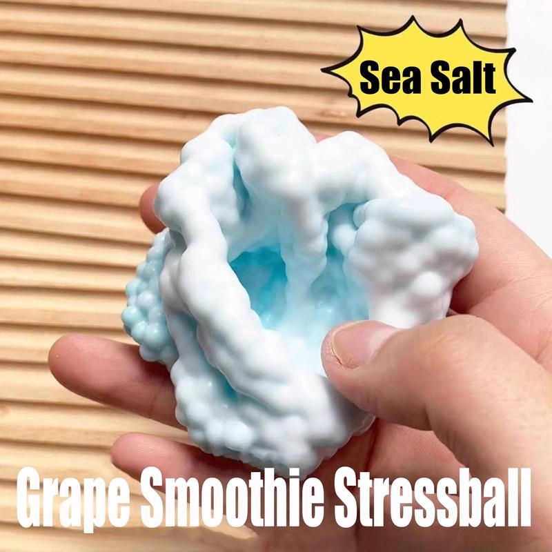 Ramdon colour Colourful Squishy Stress Ball - Amazing Stress Relief Toys, Handmaking Soft Balls, White taba Squishy Toys, Muscle Building