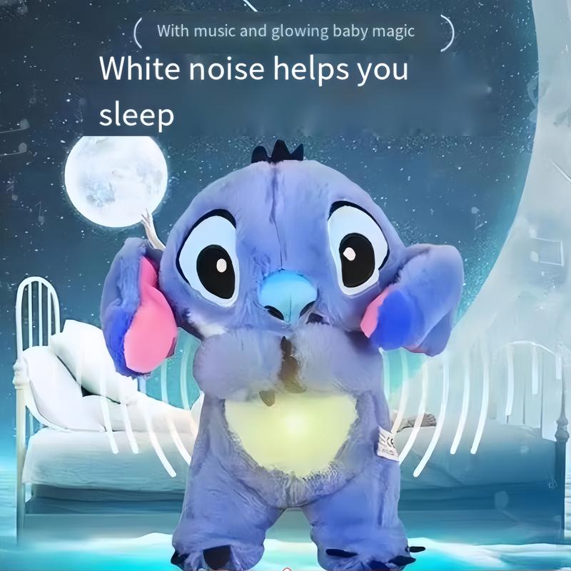 S　t　i　t　c　h Breathing Animal Plushie -Soothing plushie with realisticbreathing, lights and music thatrelieves anxiety