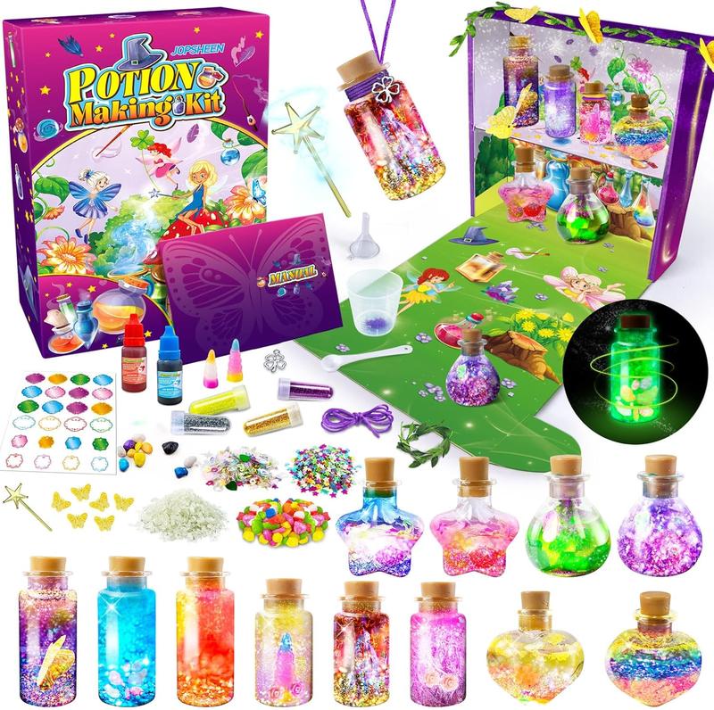 Potion Making Kit for Kids, DIY 12 Potions, Crafts Toys Christmas Birthday Gifts for Girls Boys