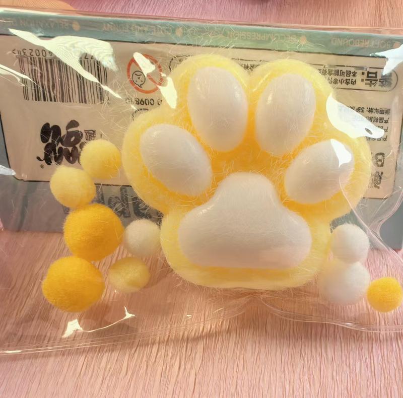 Kitten Cat Paw Pinch Toy Decompression Toy S Random Color