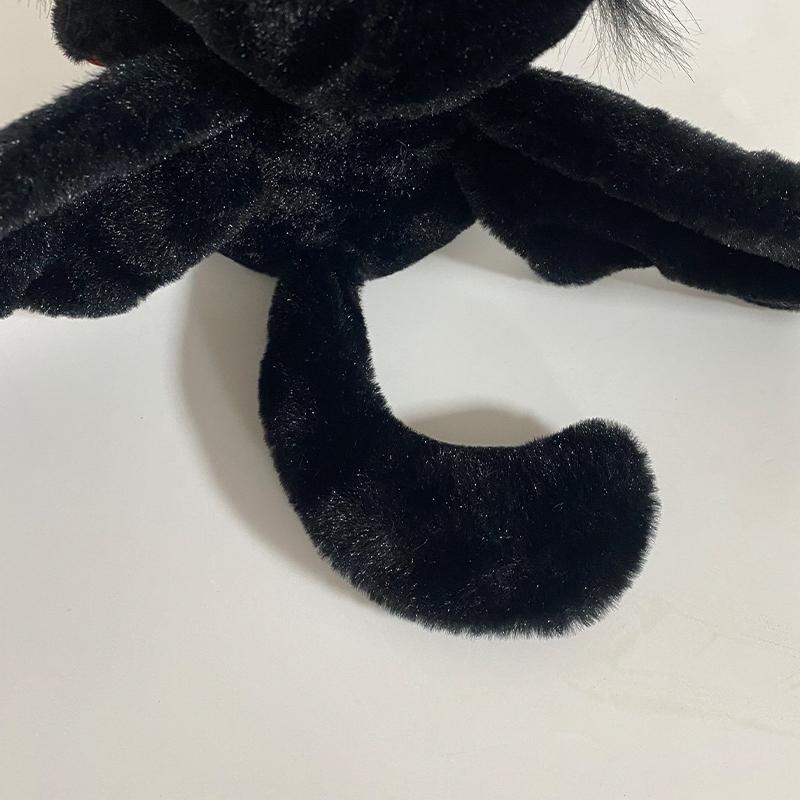 [Halloween]11-inch Black Bat Rabbit Doll Little Devil Plush Toy Stuffed Animal Cartoon Decoration Birthday Gift & Holiday Gift