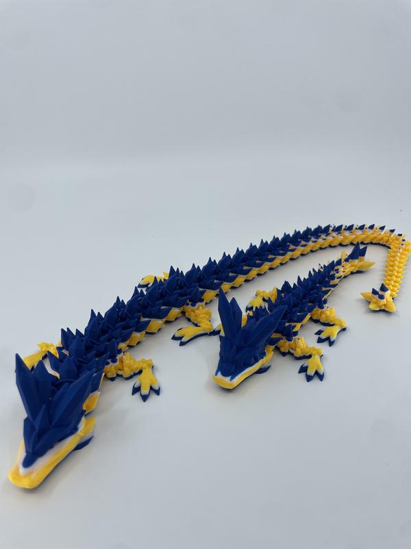 Football Team Inspired Fidget Dragon with Optional Football Egg 3D Printed