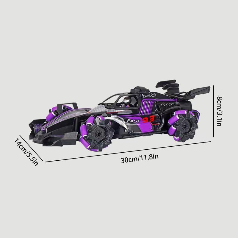 Remote Control Stunt Car, 1 Box 2.4G Rechargeable Remote Control Car with Light & Spray Effect, Hand Gesture Sensor RC Car for Boys & Girls